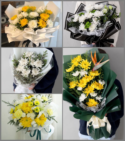 广东梅州市五华县周江镇龙洞村白事花束代送